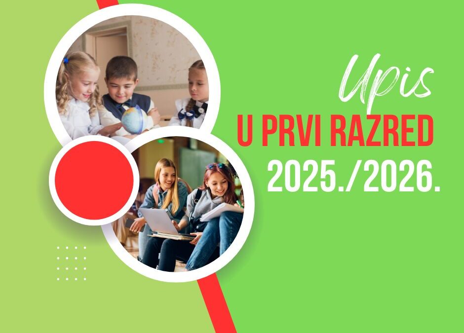 Upis školskih obveznika u prvi razred