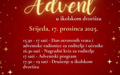 Advent u školskom dvorištu