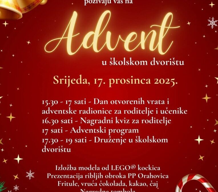 Advent u školskom dvorištu